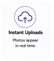 Instant uploads, photos appear in real time | Event-Pix