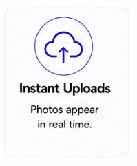 Instant uploads, photos appear in real time | Event-Pix