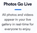 Photos and videos appear in youe gallery in real time.